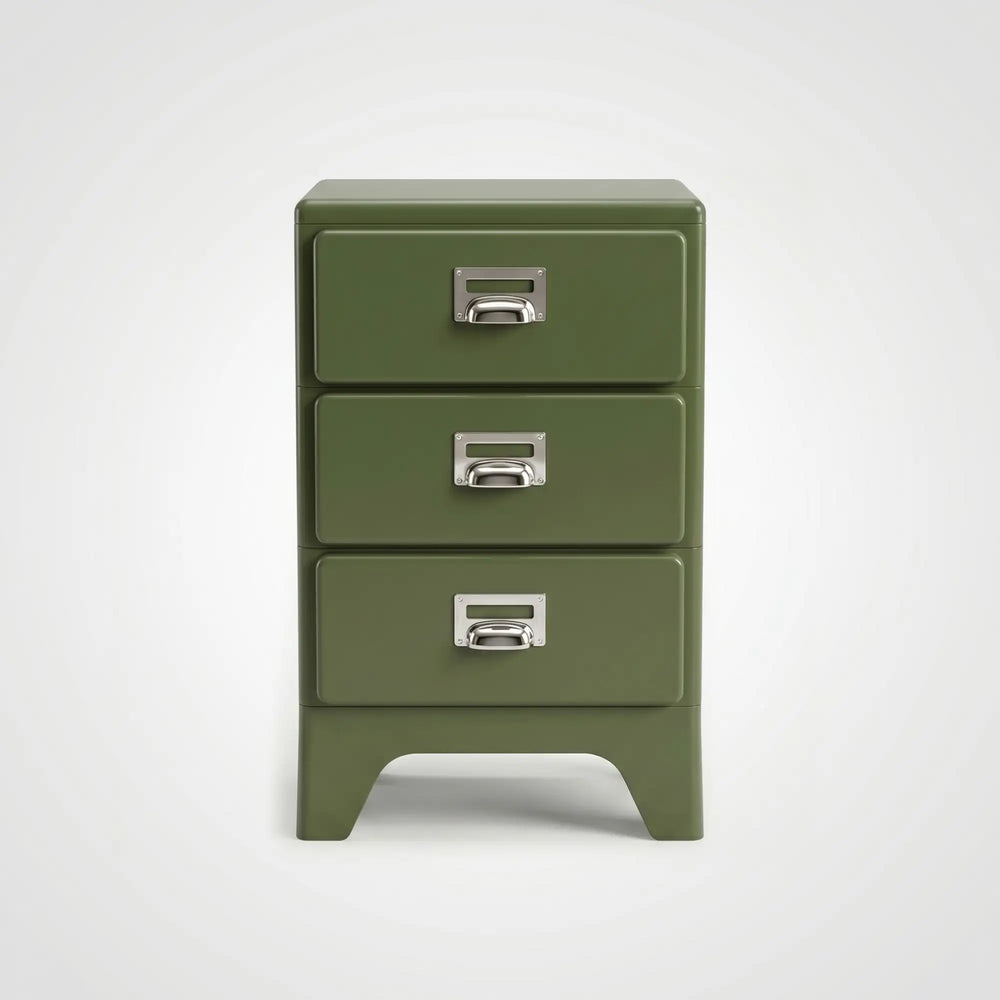 KKUSO ABS 3-DRAWER CABINET - MILO DEEP EMERALD
