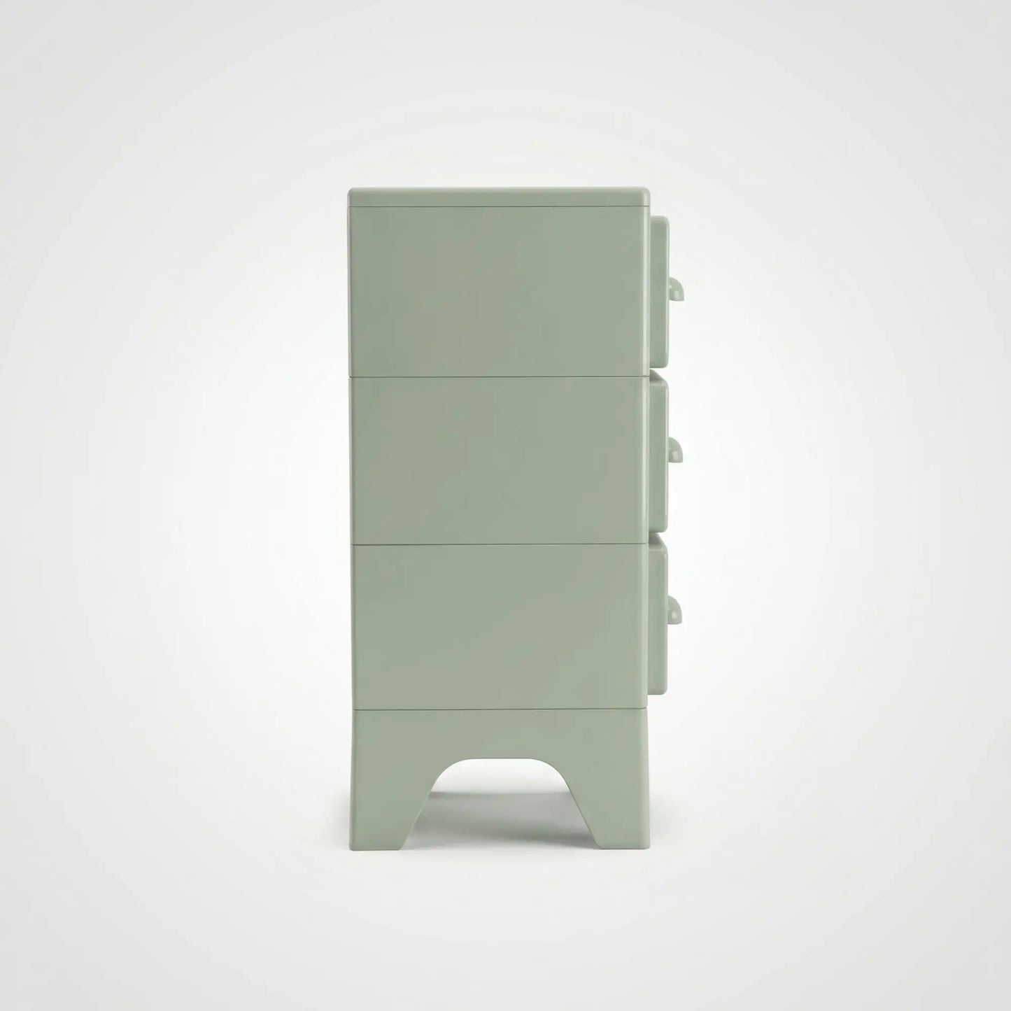 KKUSO ABS 3-DRAWER CABINET - MILO PALE OLIVE