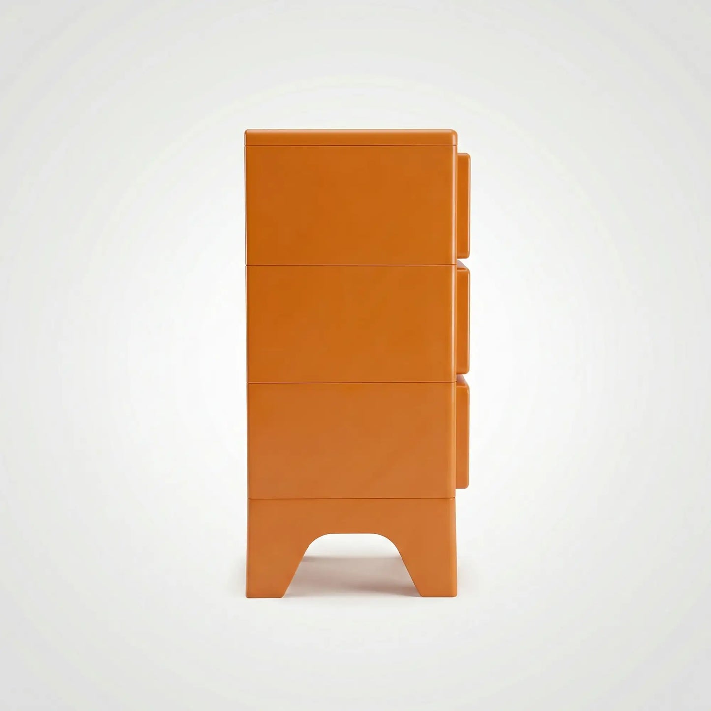 KKUSO ABS 3-DRAWER CABINET - MILO RETRO ORANGE