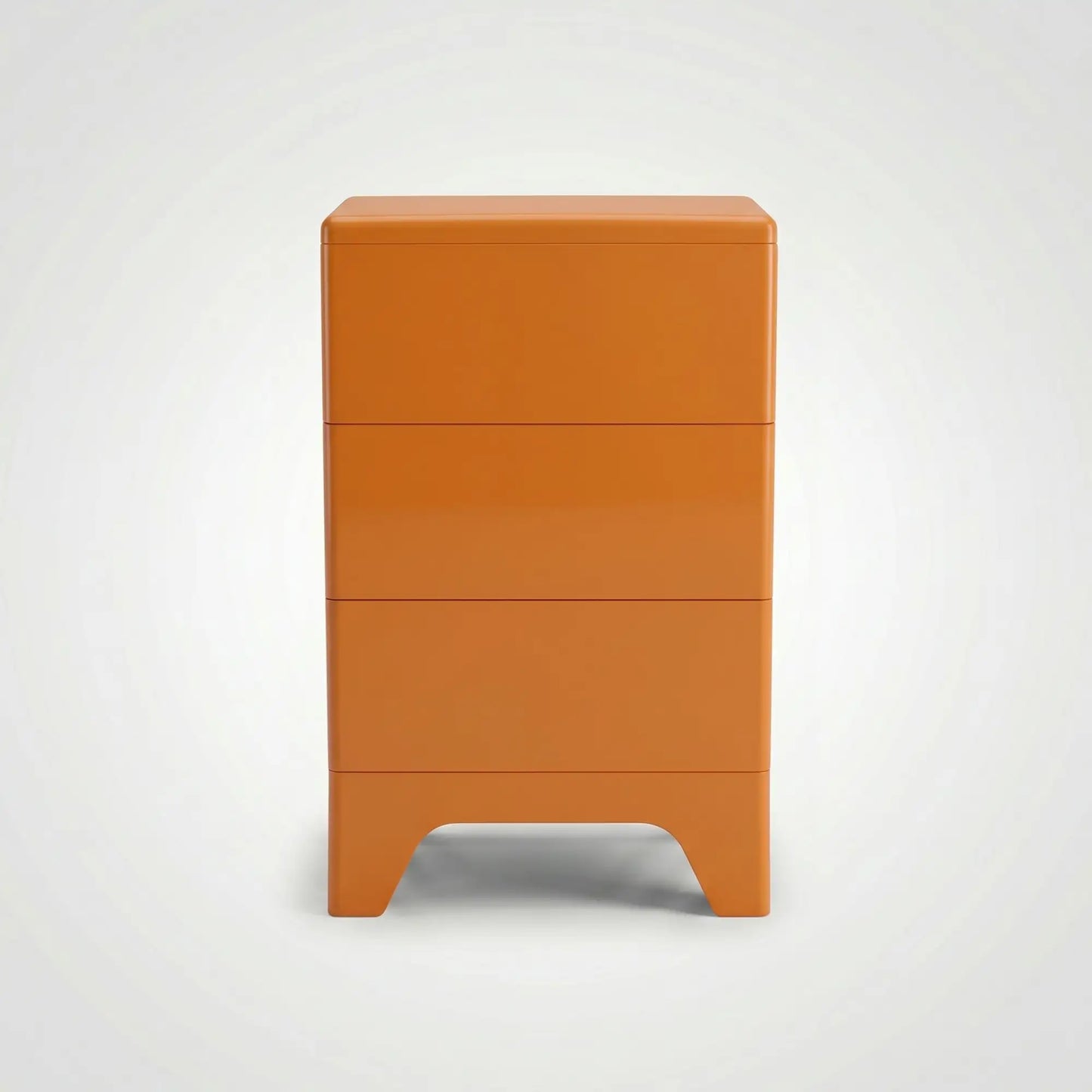 KKUSO ABS 3-DRAWER CABINET - MILO RETRO ORANGE