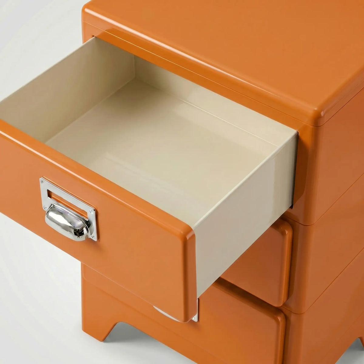 KKUSO ABS 3-DRAWER CABINET - MILO RETRO ORANGE