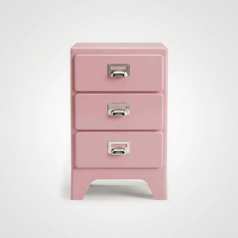 KKUSO ABS 3-DRAWER CABINET - MILO SOFT PINK