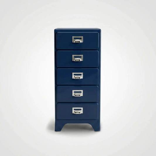 KKUSO ABS 5-DRAWER CABINET - MILO DUSTY BLUE