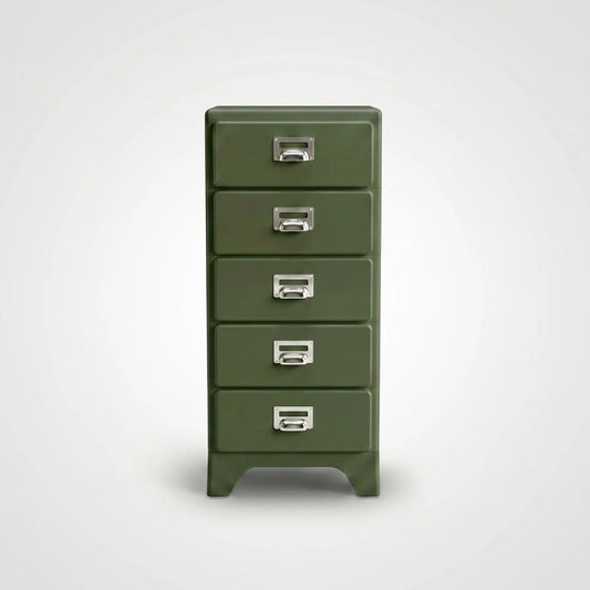 KKUSO ABS 5-DRAWER CABINET - MILO DEEP EMERALD