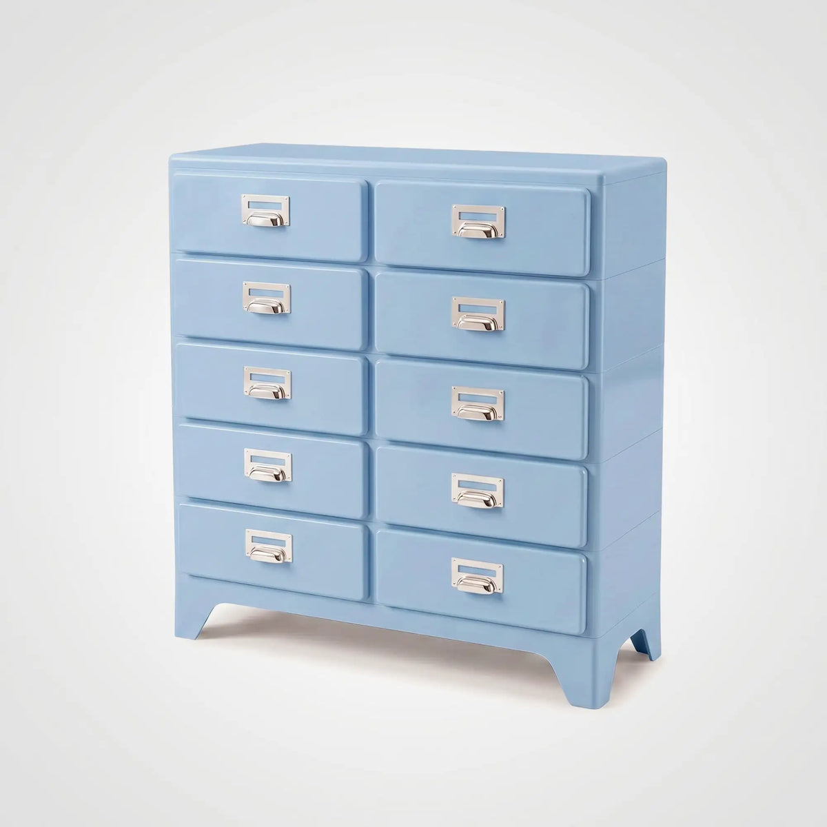 KKUSO ABS 5-DRAWER CABINET - MILO TWINS POWDER BLUE