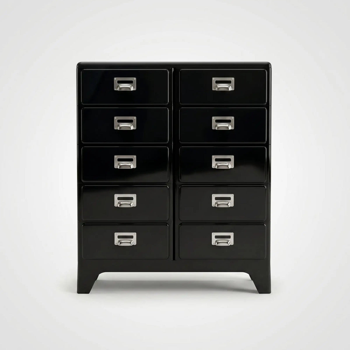 KKUSO ABS 5-DRAWER CABINET - MILO TWINS  BLACK