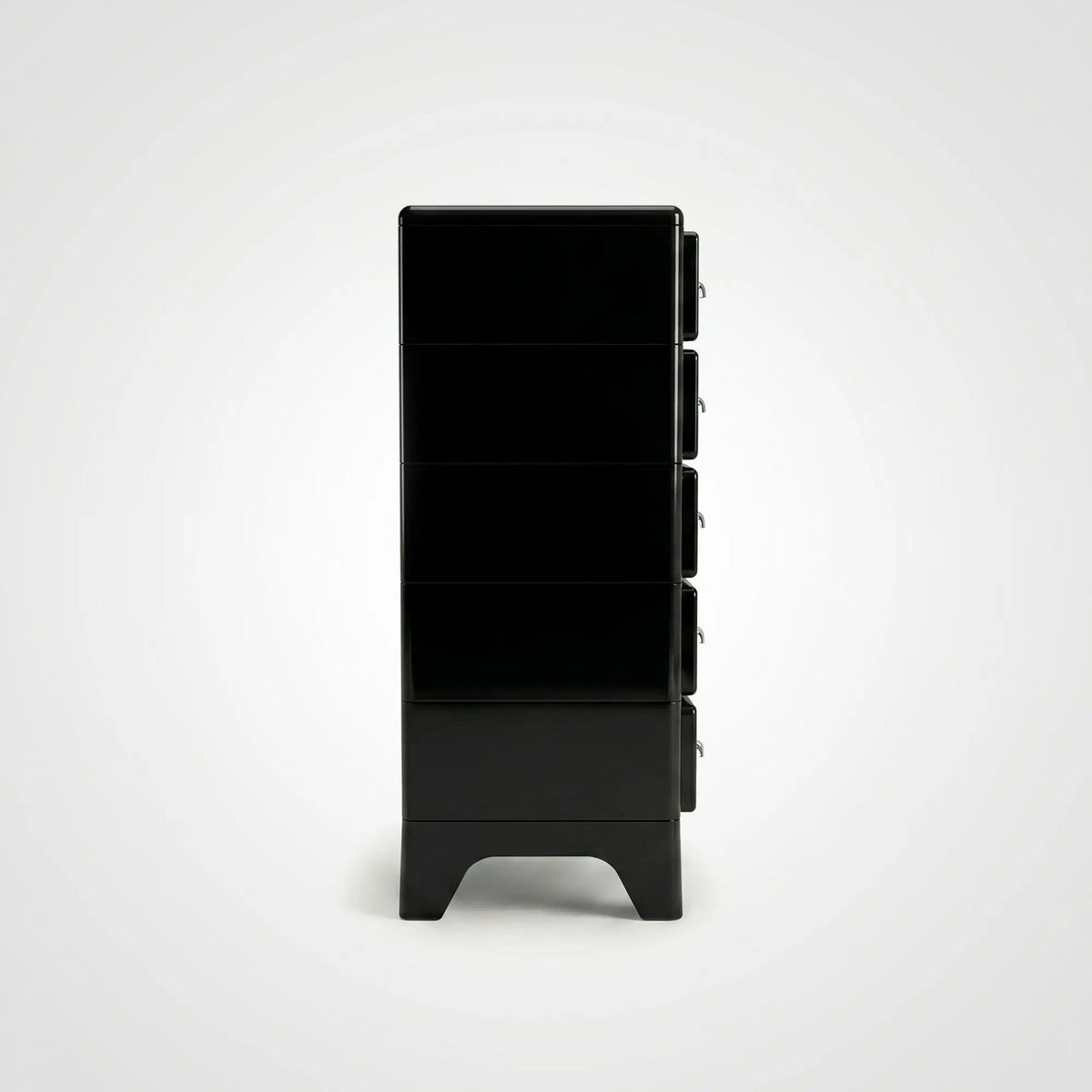 KKUSO ABS 5-DRAWER CABINET - MILO TWINS  BLACK