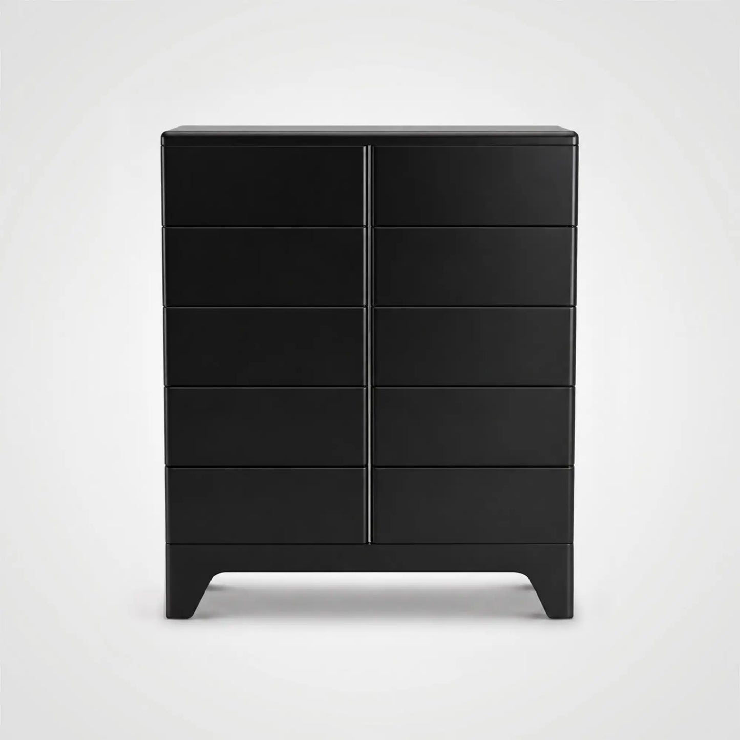 KKUSO ABS 5-DRAWER CABINET - MILO TWINS  BLACK