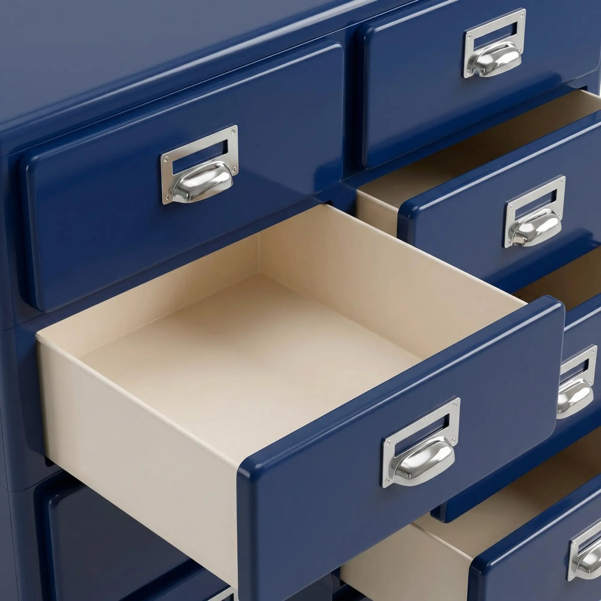 KKUSO ABS 5-DRAWER CABINET - MILO TWINS DUSTY BLUE