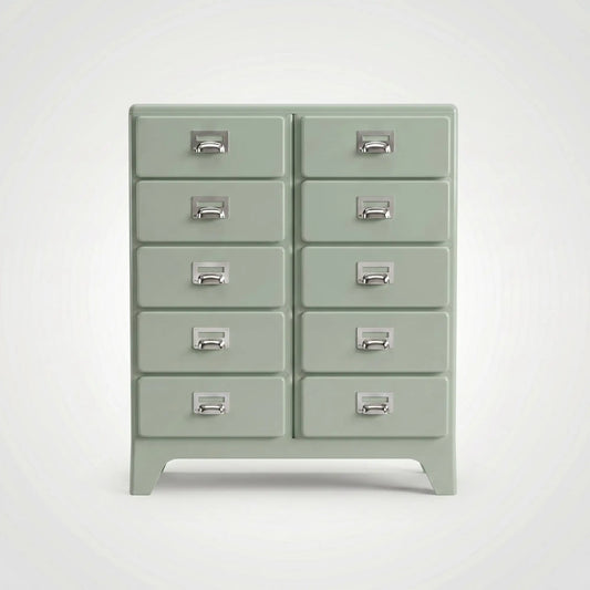 KKUSO ABS 5-DRAWER CABINET - MILO TWINS PALE OLIVE