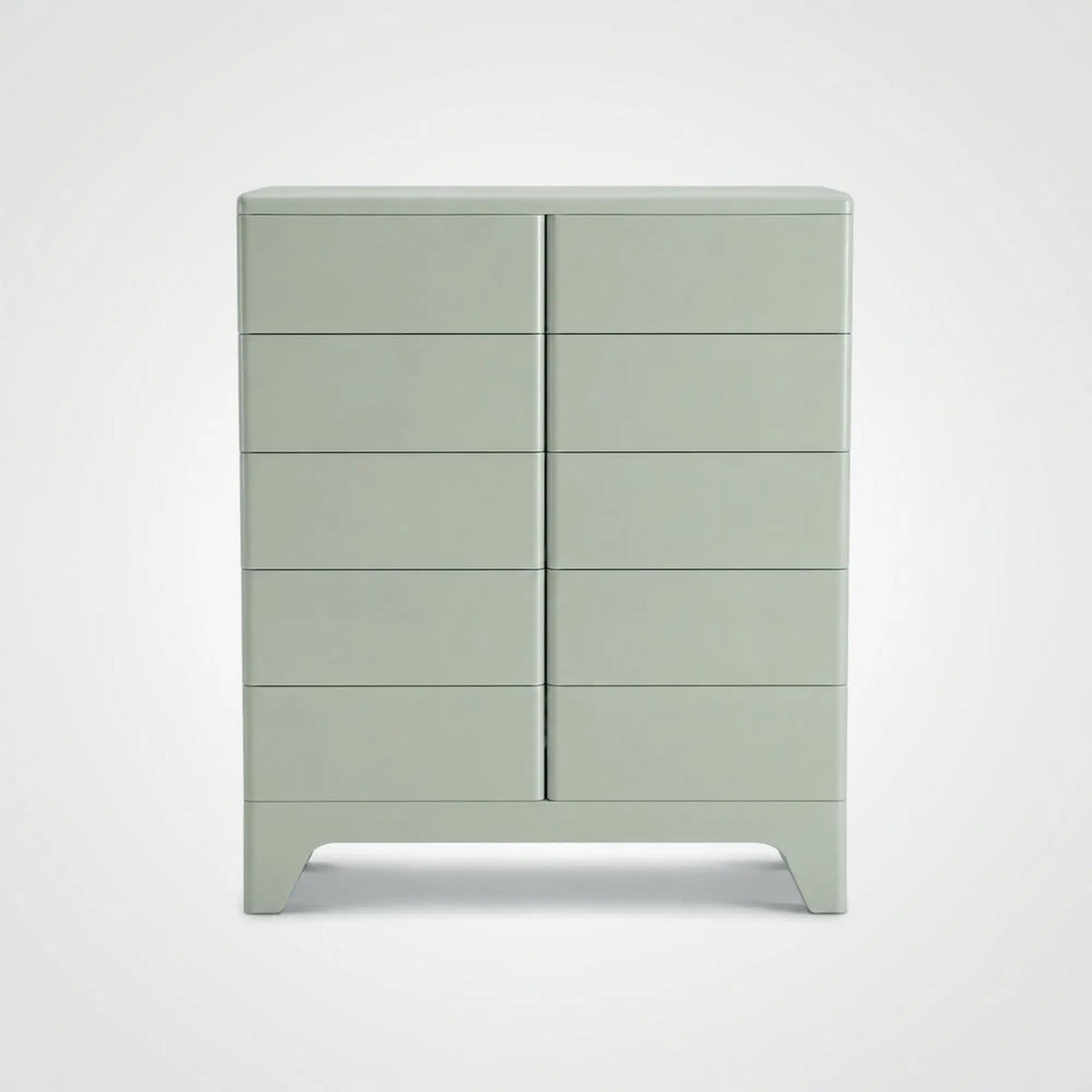 KKUSO ABS 10-DRAWER CABINET - MILO TWINS PALE OLIVE