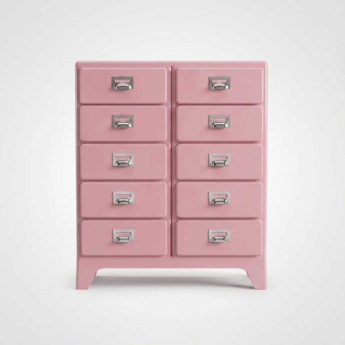 KKUSO ABS 5-DRAWER CABINET - MILO TWINS SOFT PINK