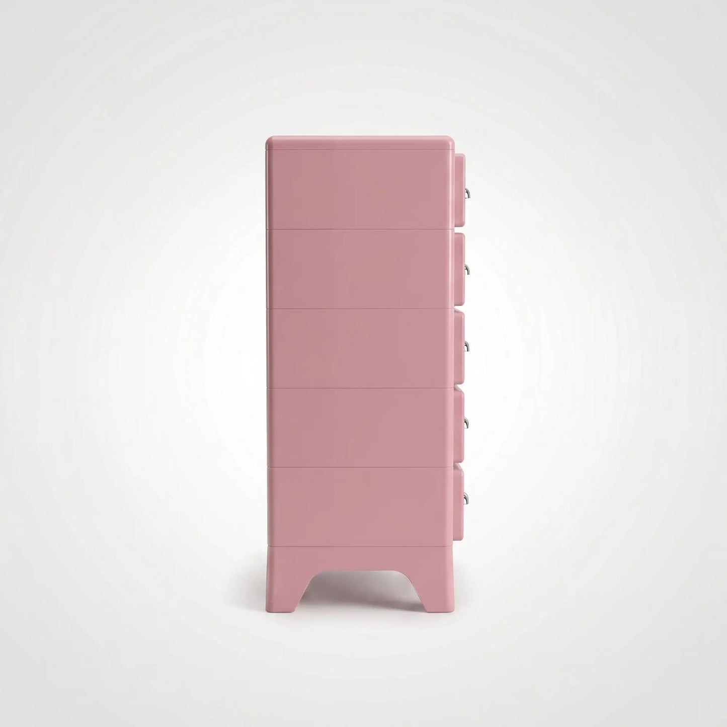 KKUSO ABS 5-DRAWER CABINET - MILO TWINS SOFT PINK