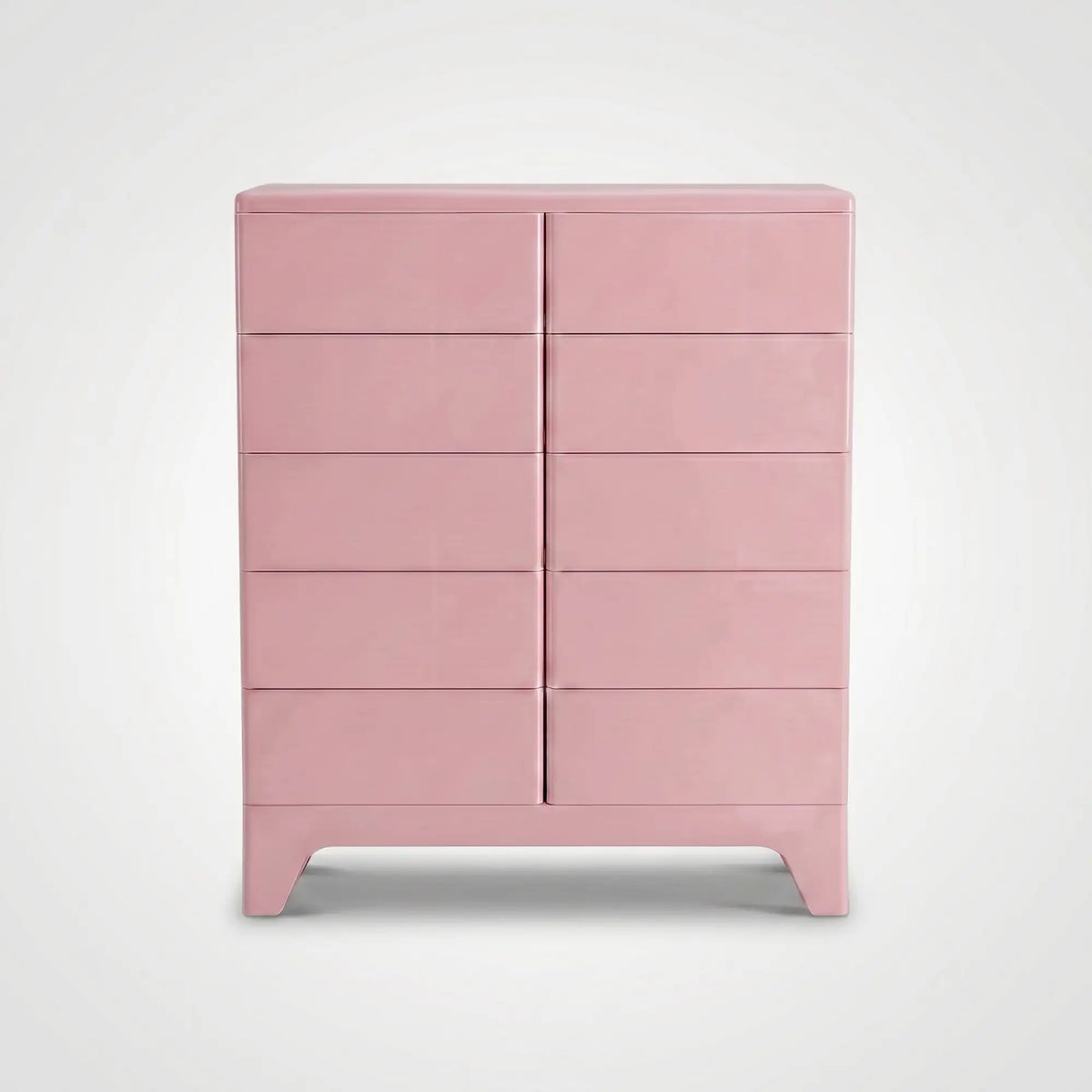 KKUSO ABS 5-DRAWER CABINET - MILO TWINS SOFT PINK