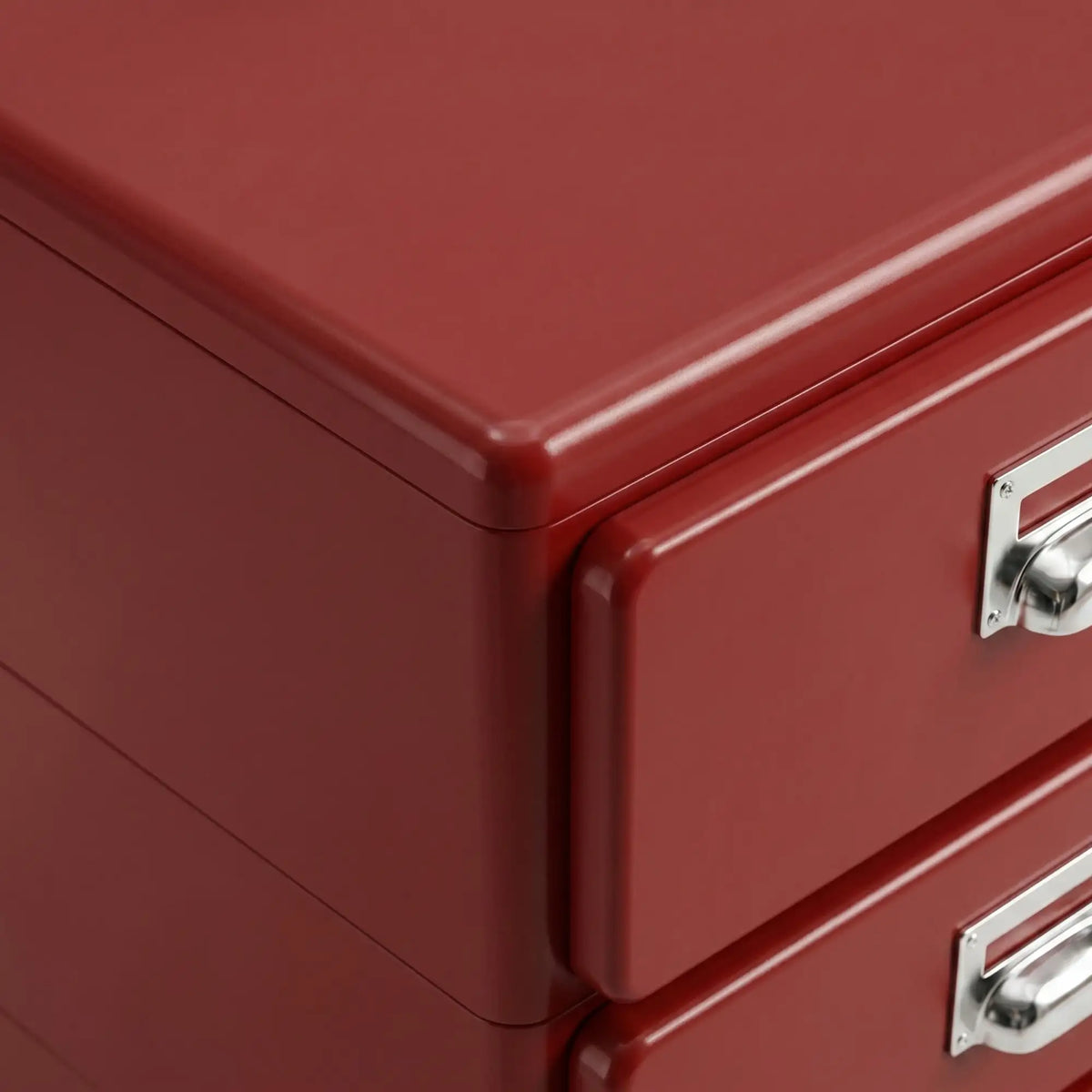 KKUSO ABS 5-DRAWER CABINET - MILO TWINS CHERRY RED