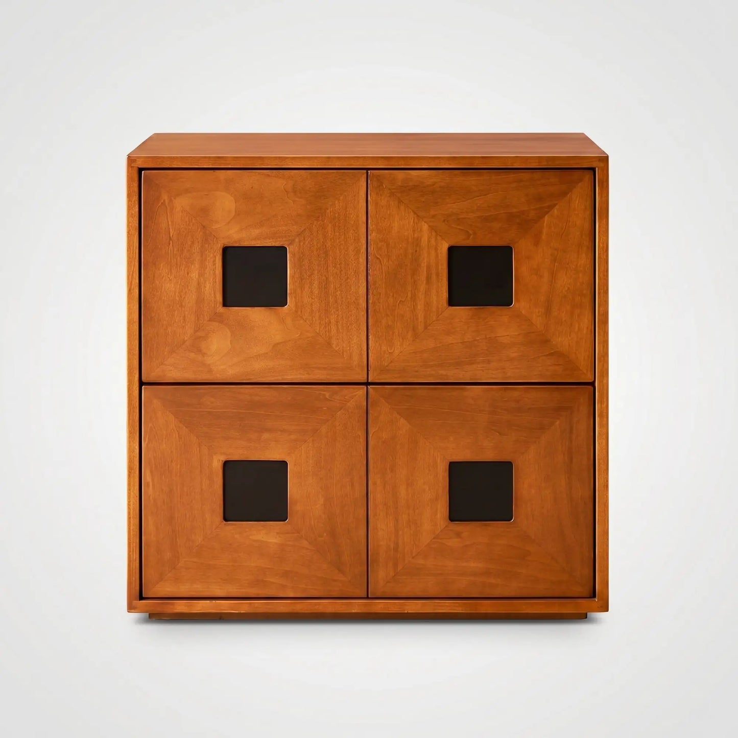 KKUSO WOODEN 2-DRAWER CABINET - OAKI