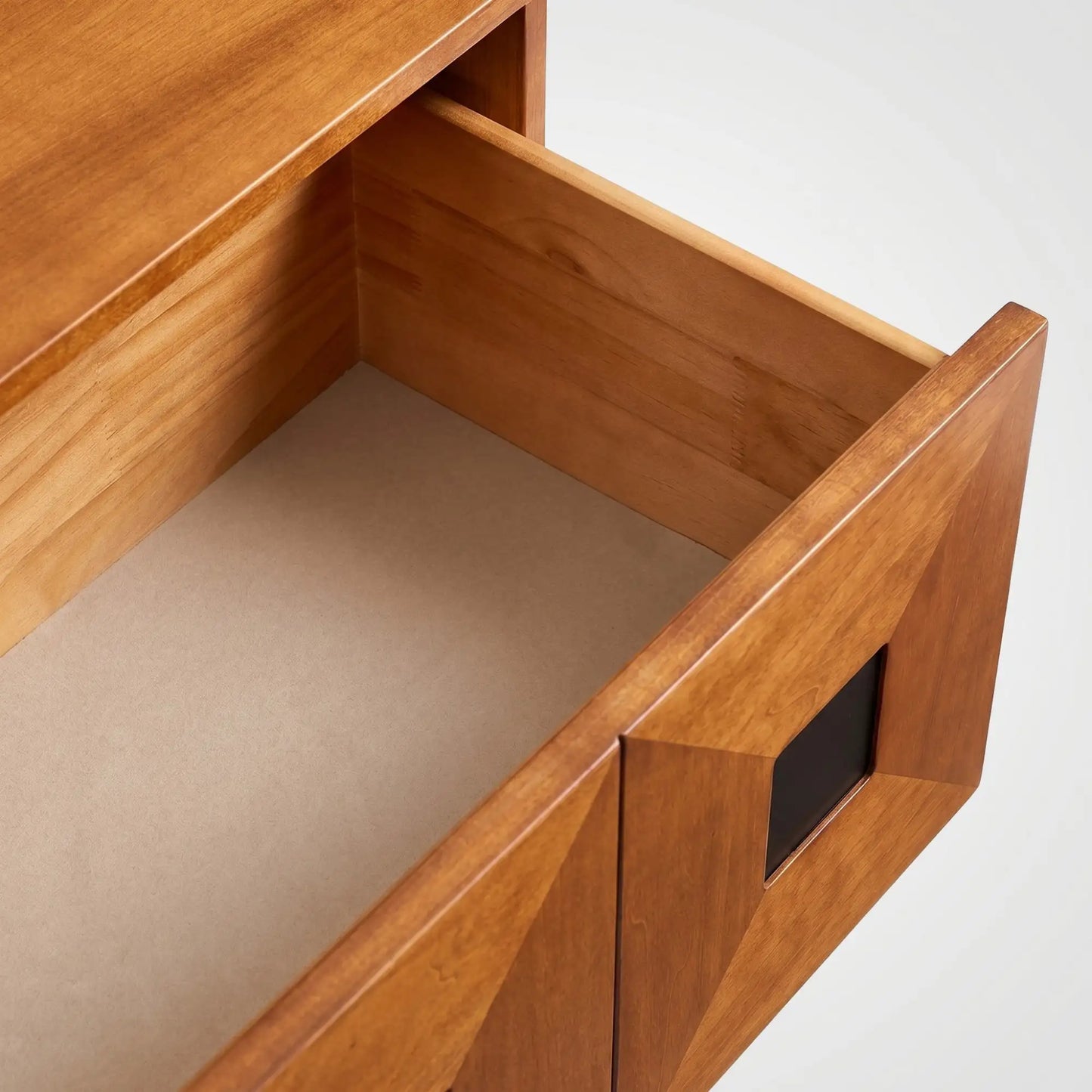 KKUSO WOODEN 2-DRAWER CABINET - OAKI