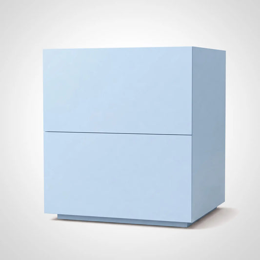 KKUSO WOODEN BEDSIDE TABLE - TUTU POWDER BLUE