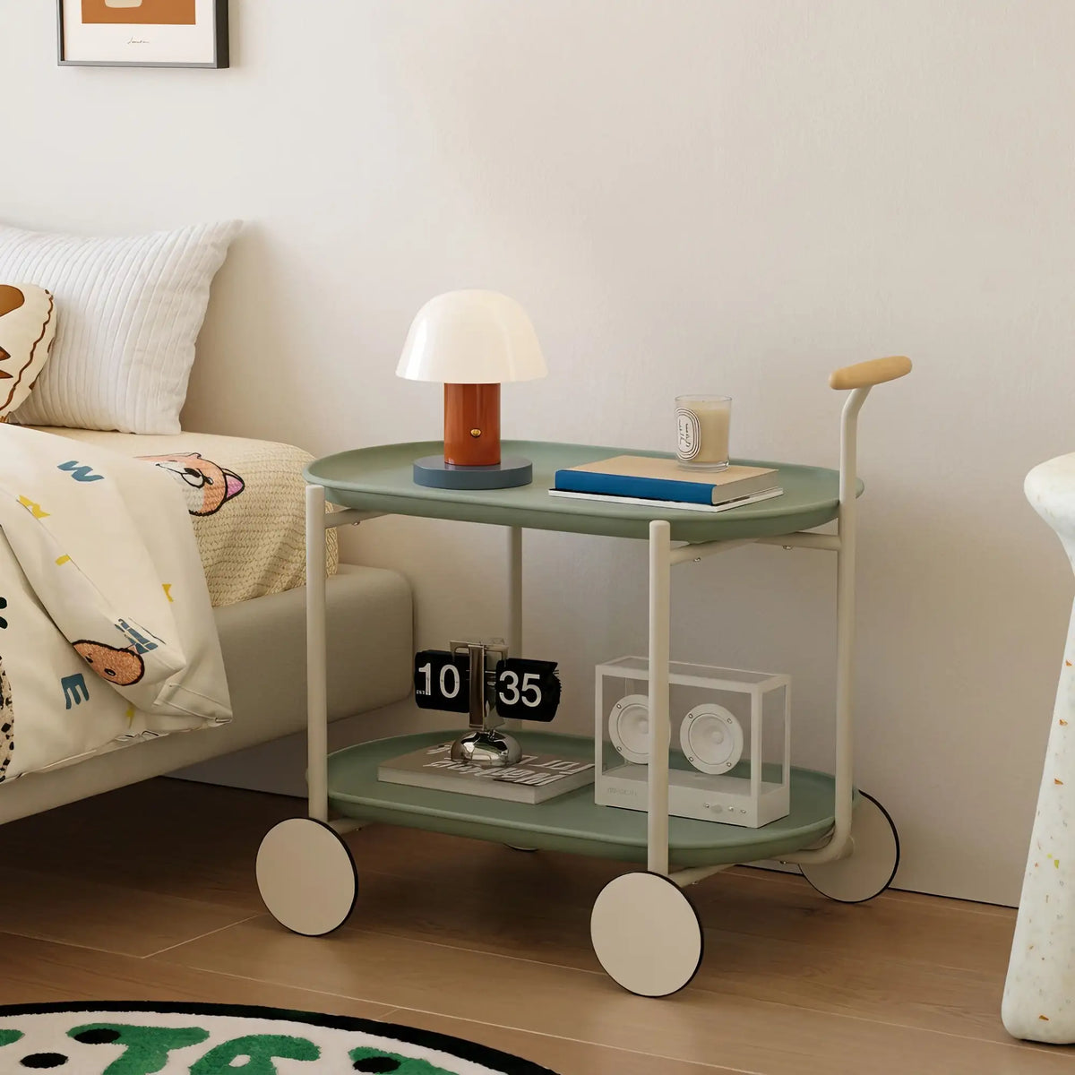 KKUSO TROLLEY - LUNA ROVER OLIVE CREAM