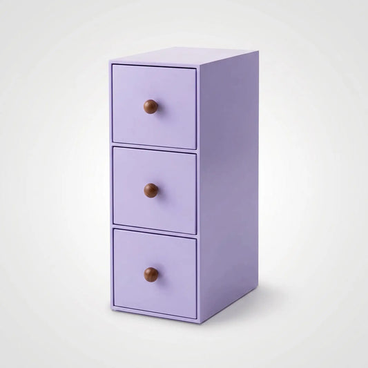 KKUSO NARROW BEDSIDE TABLE - SHIN LAVENDER MIST
