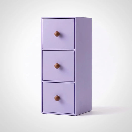 KKUSO NARROW BEDSIDE TABLE - SHIN LAVENDER MIST