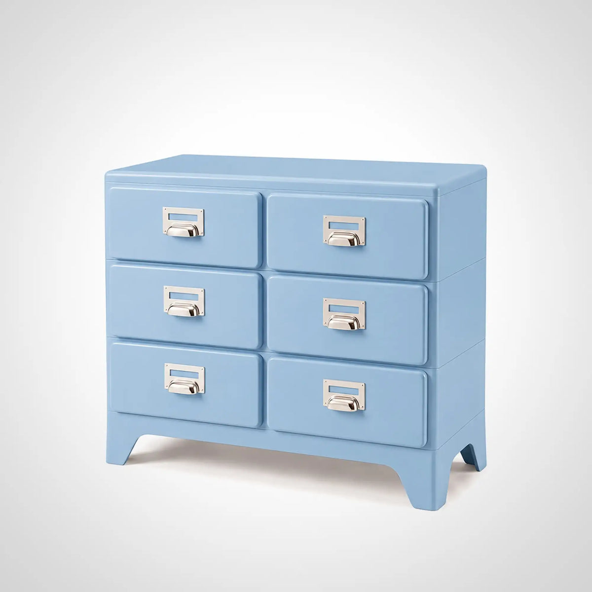 KKUSO ABS 6-DRAWER CABINET - MILO TWINS POWDER BLUE
