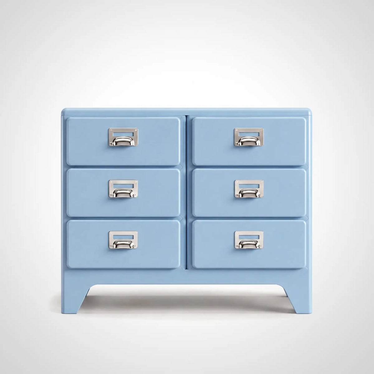 KKUSO ABS 6-DRAWER CABINET - MILO TWINS POWDER BLUE