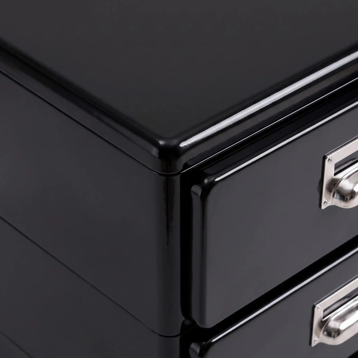 KKUSO ABS 6-DRAWER CABINET - MILO TWINS BLACK