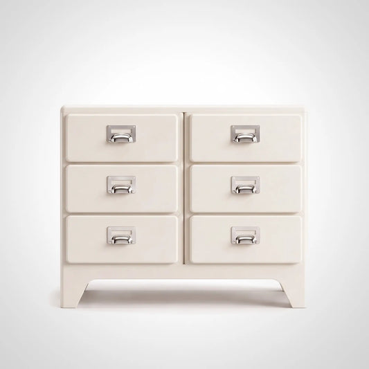 KKUSO ABS 6-DRAWER CABINET - MILO TWINS ALMOND MILK