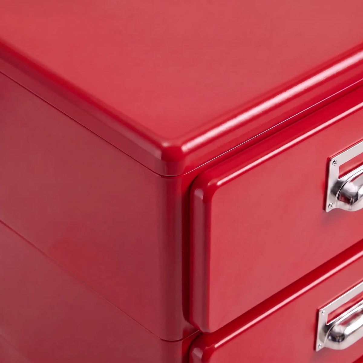 KKUSO ABS 6-DRAWER CABINET - MILO TWINS CHERRY RED