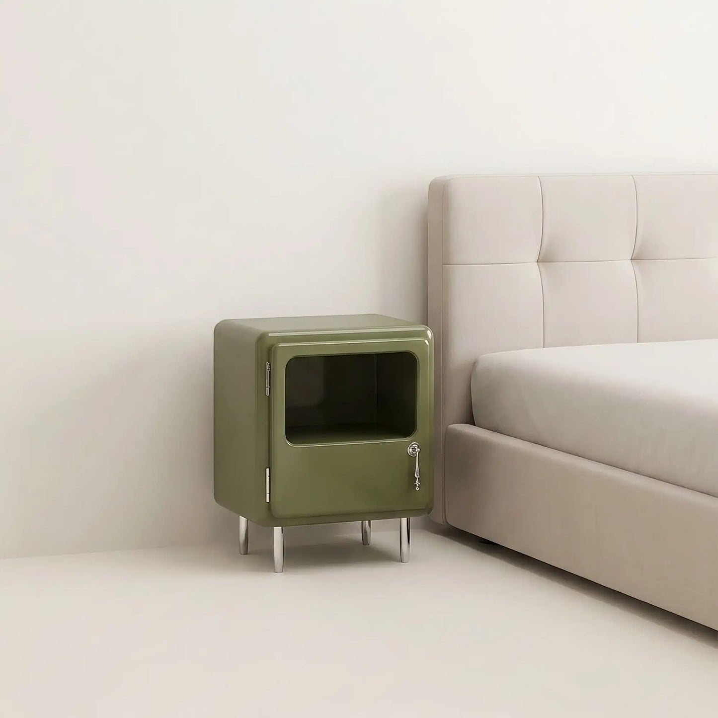 KKUSO WOODEN BEDSIDE TABLE - VELA