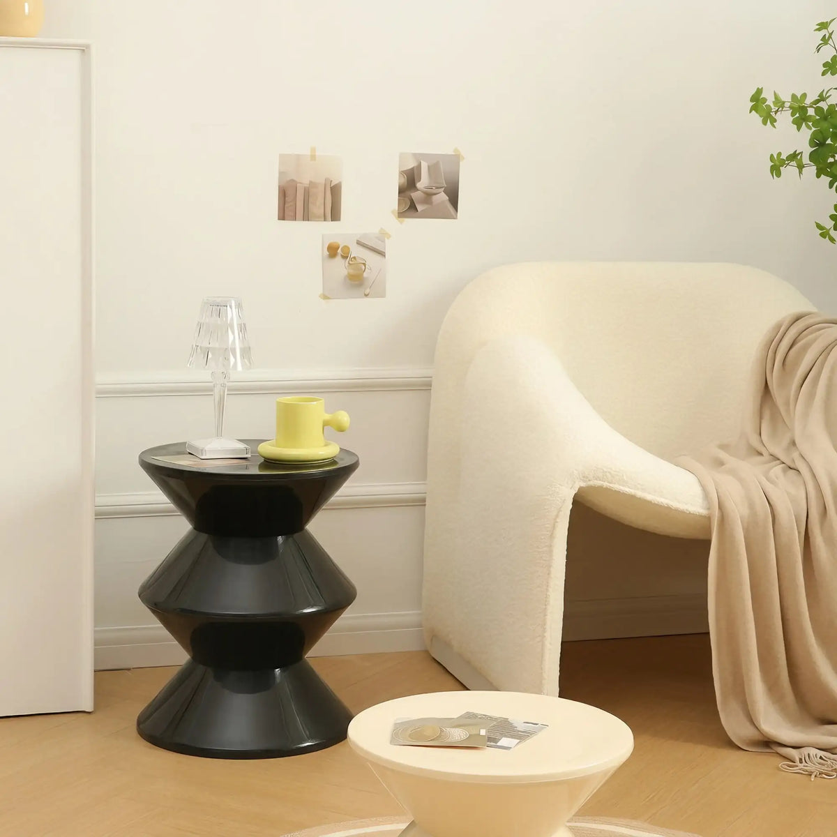 KKUSO ABS SIDE TABLE - BONGO BLACK