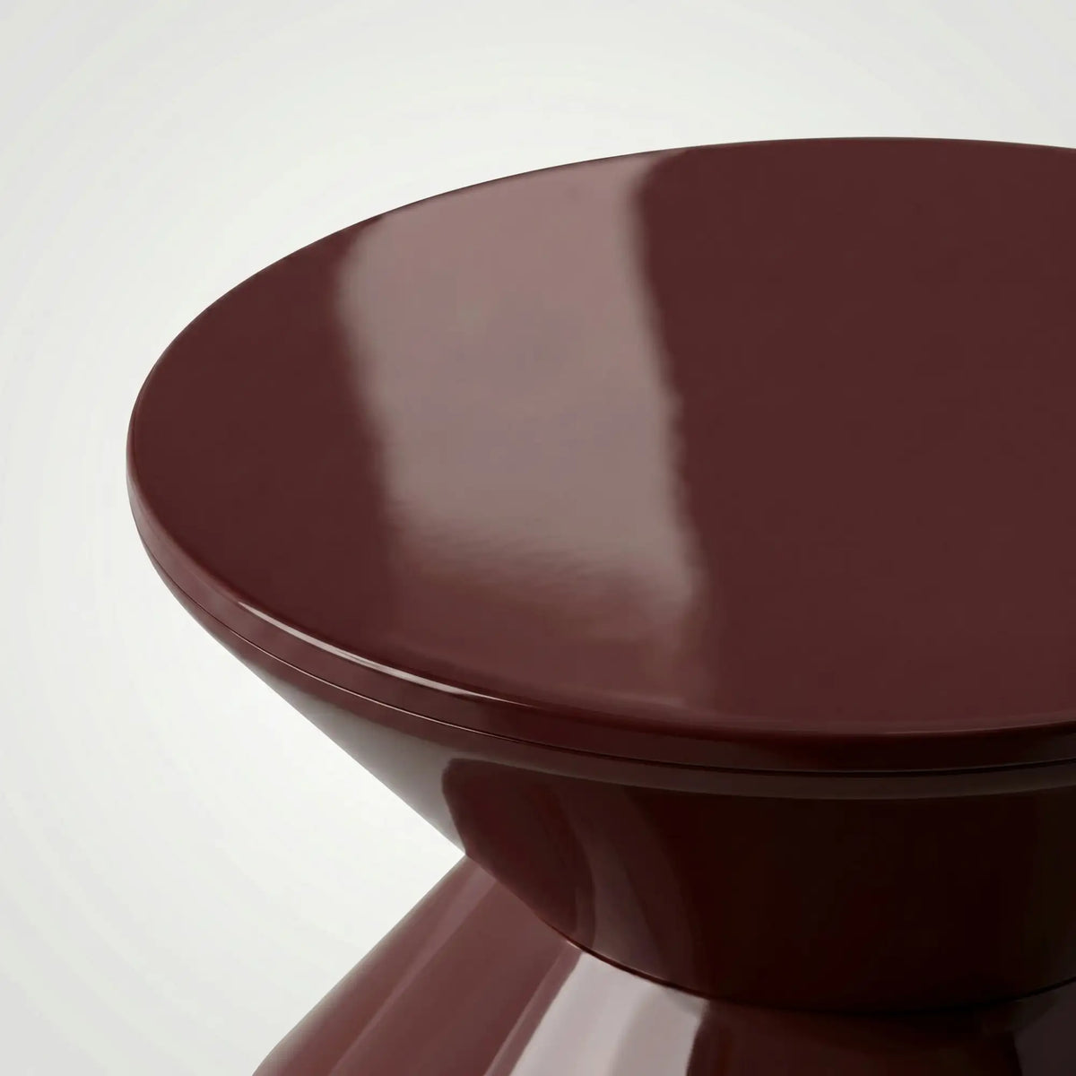KKUSO ABS SIDE TABLE - BONGO MAROON RED