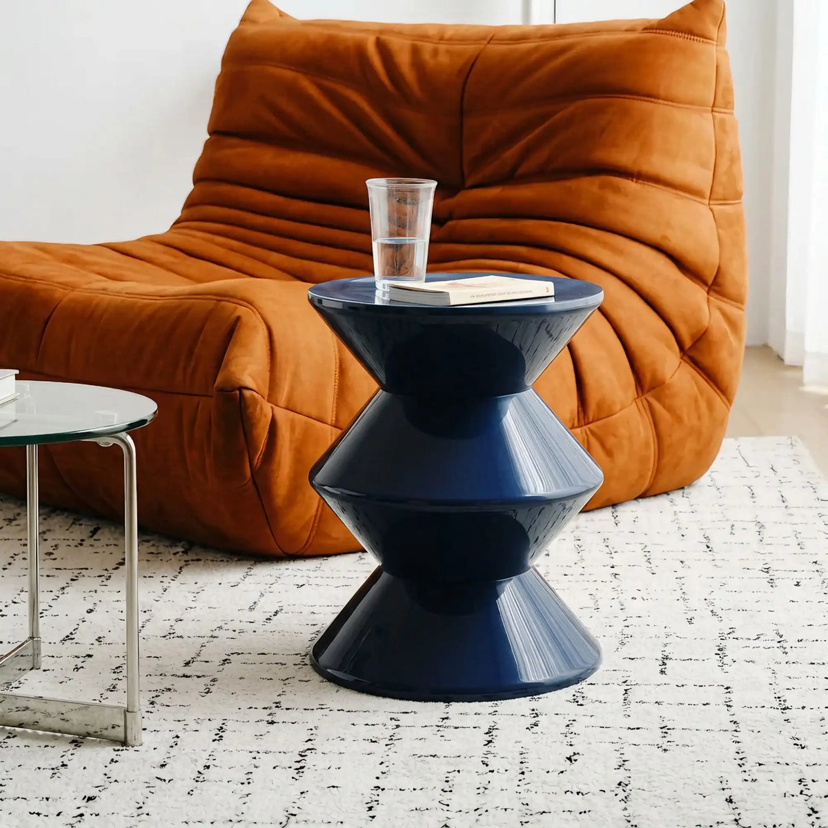 KKUSO ABS SIDE TABLE - BONGO COBALT BLUE