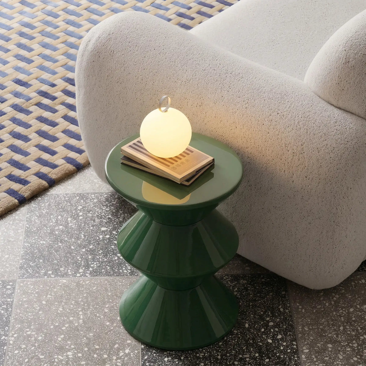 KKUSO ABS SIDE TABLE - BONGO JUNGLE GREEN