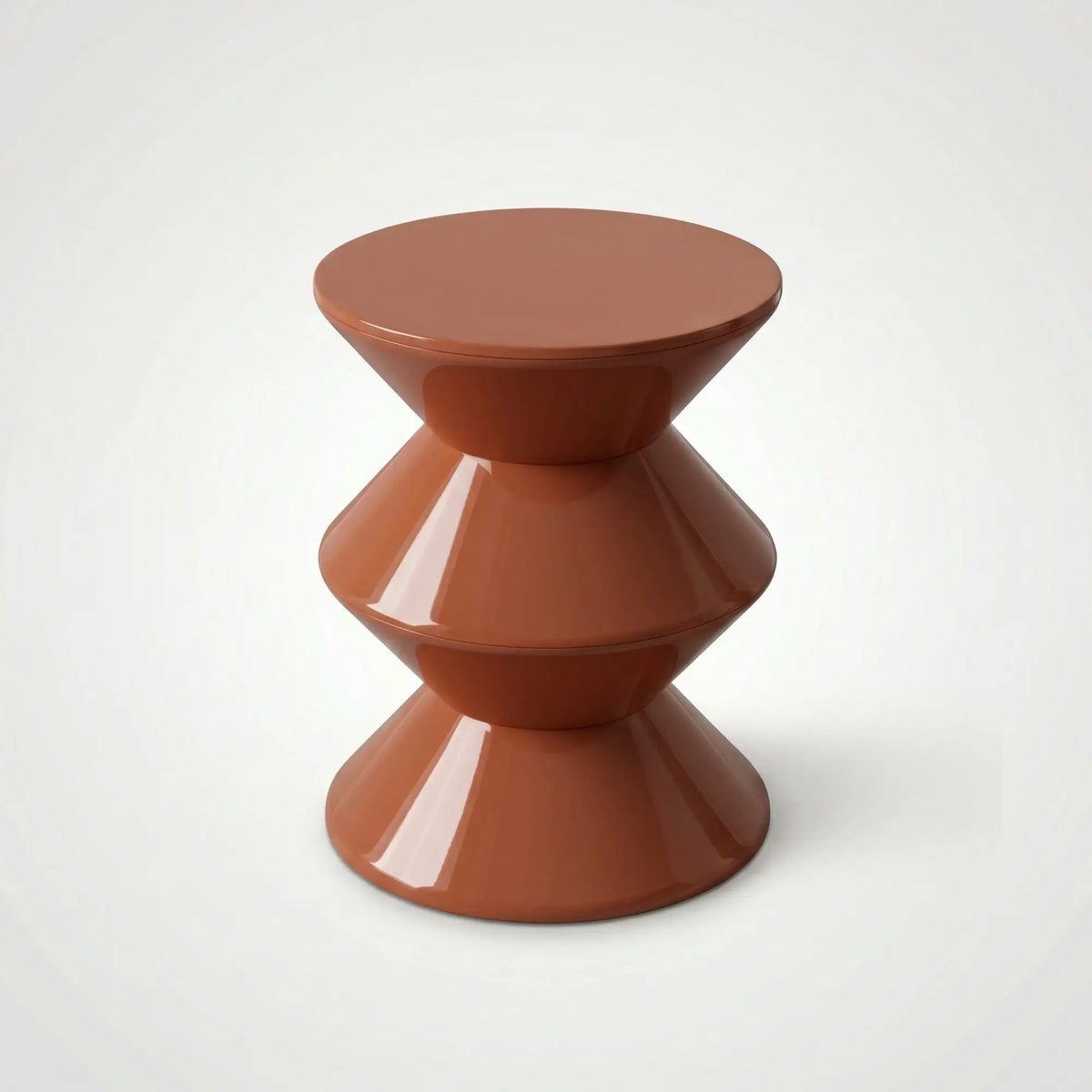 KKUSO ABS SIDE TABLE - BONGO AMBER BROWN