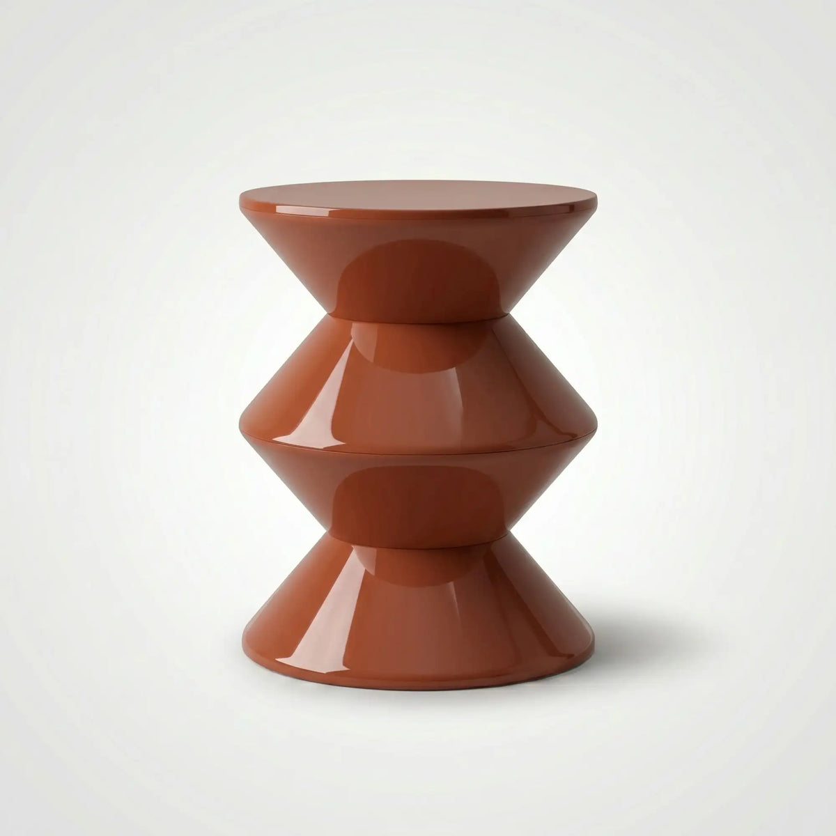 KKUSO ABS SIDE TABLE - BONGO AMBER BROWN