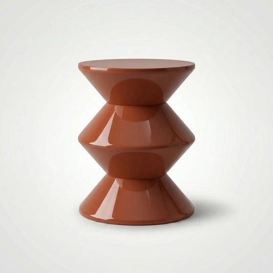 KKUSO ABS SIDE TABLE - BONGO AMBER BROWN
