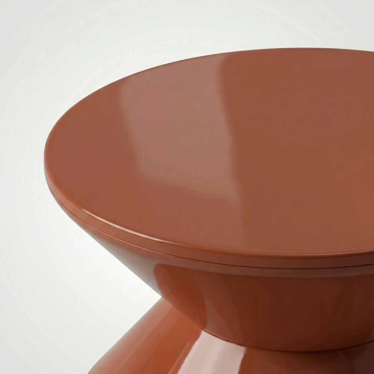 KKUSO ABS SIDE TABLE - BONGO AMBER BROWN