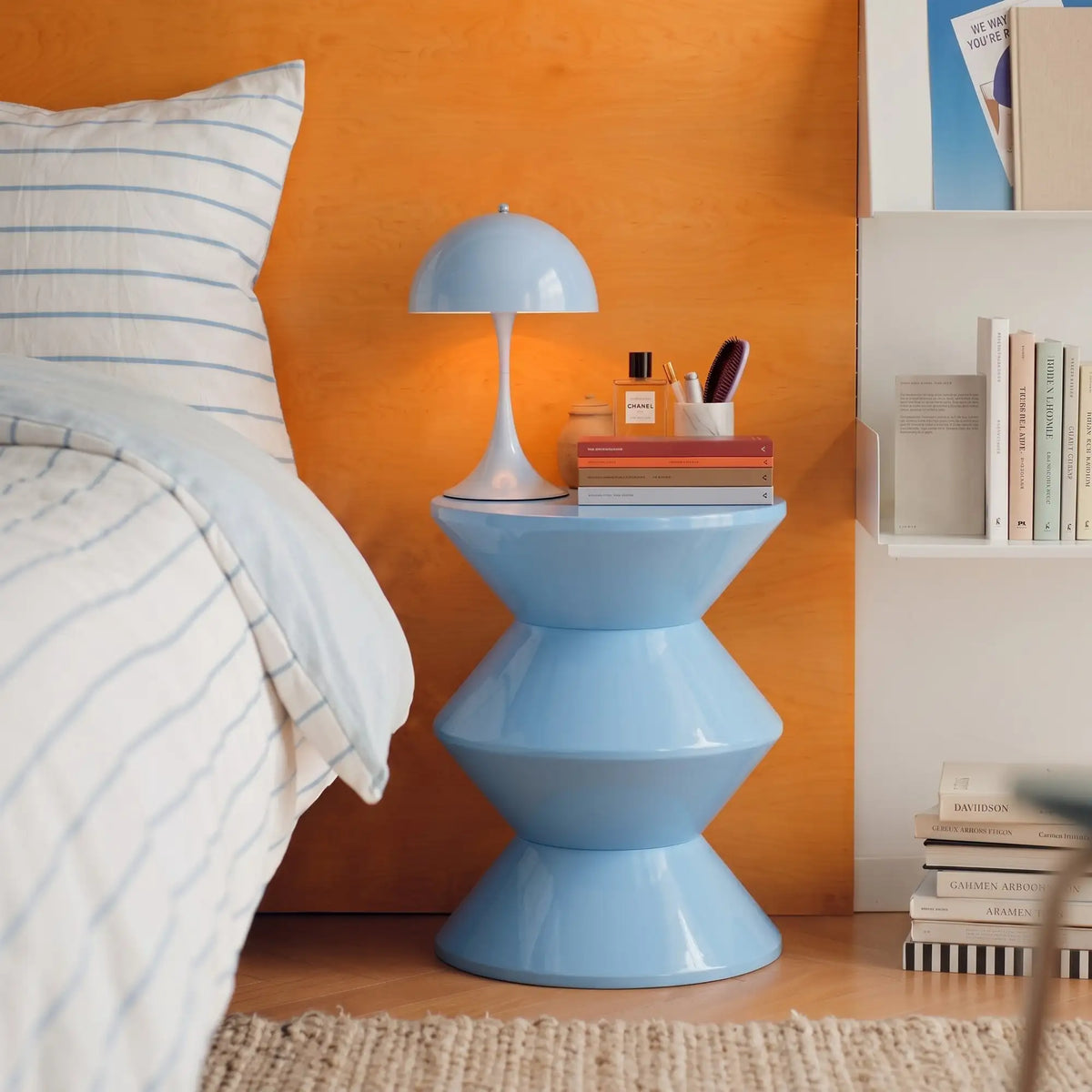 KKUSO ABS SIDE TABLE - BONGO COASTAL BLUE