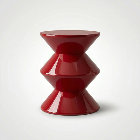 KKUSO ABS SIDE TABLE - BONGO BRIGHT RED