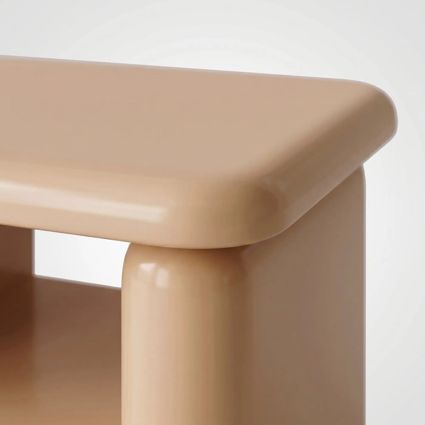 KKUSO WOODEN BEDSIDE TABLE - SUNNY