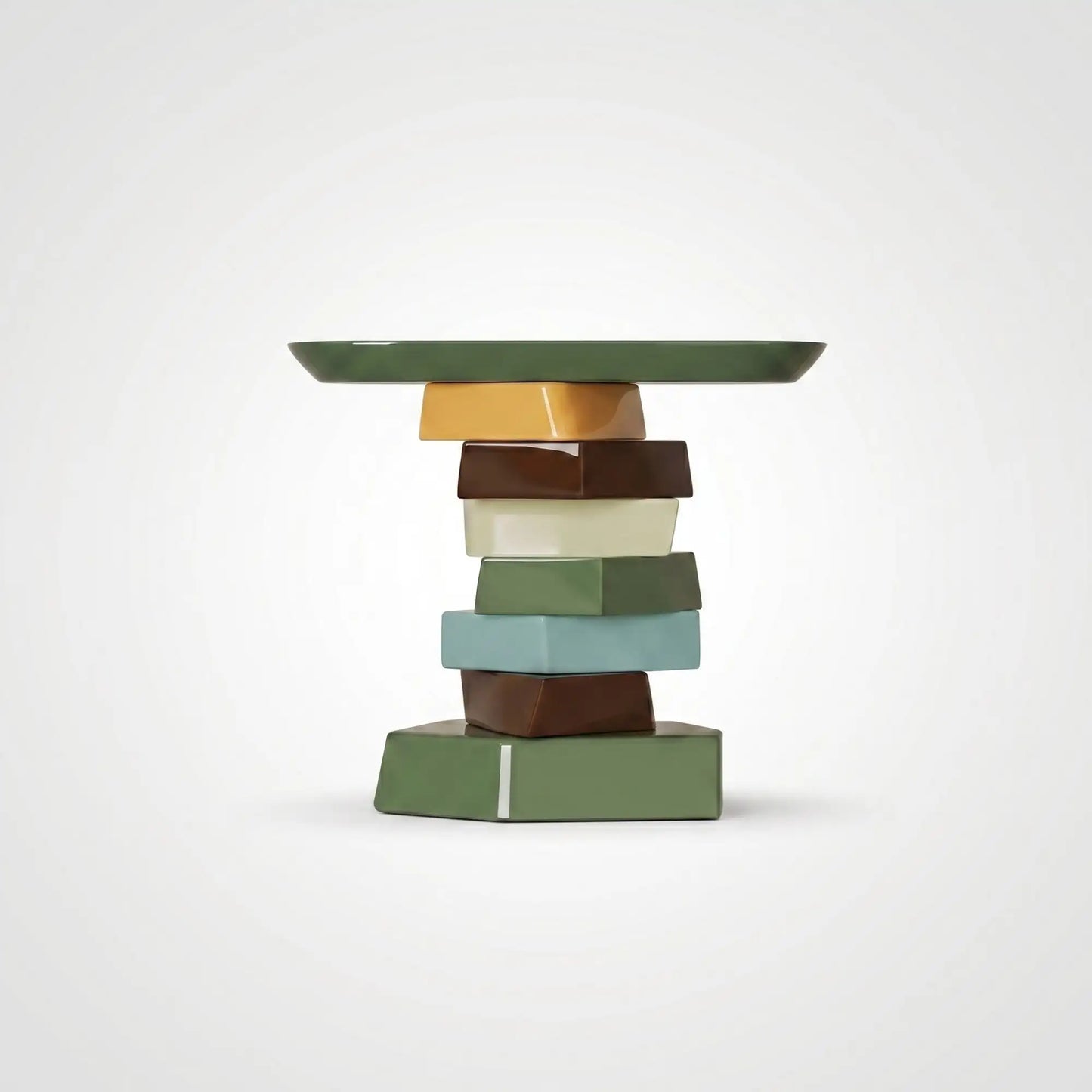 KKUSO SIDE TABLE - CHOCO CUBE