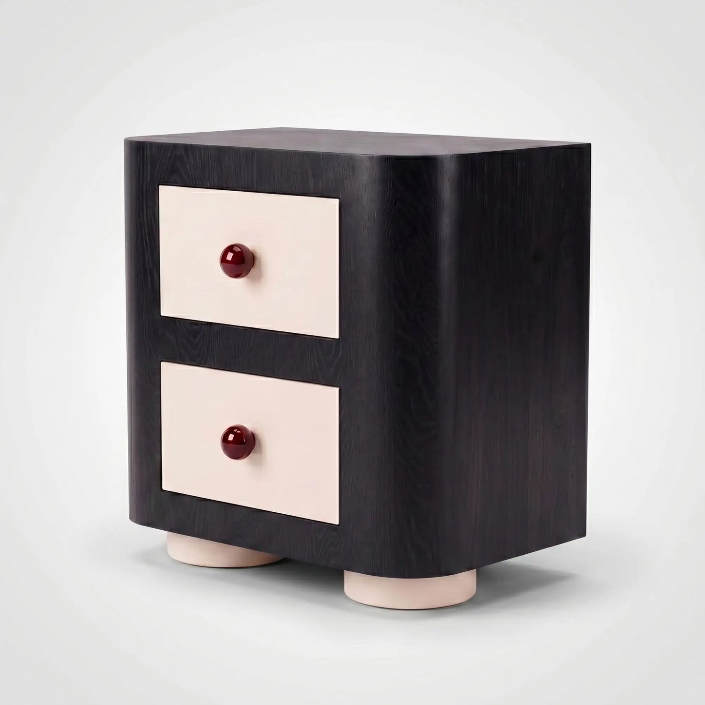KKUSO WOODEN BEDSIDE TABLE - PINOC