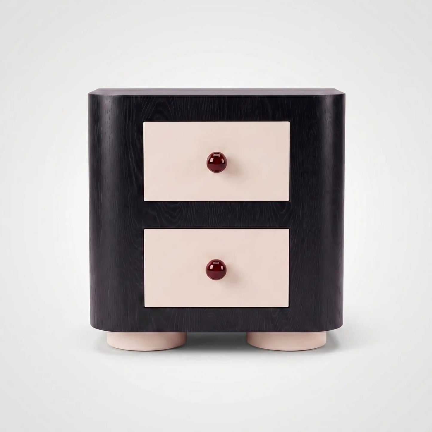 KKUSO WOODEN BEDSIDE TABLE - PINOC