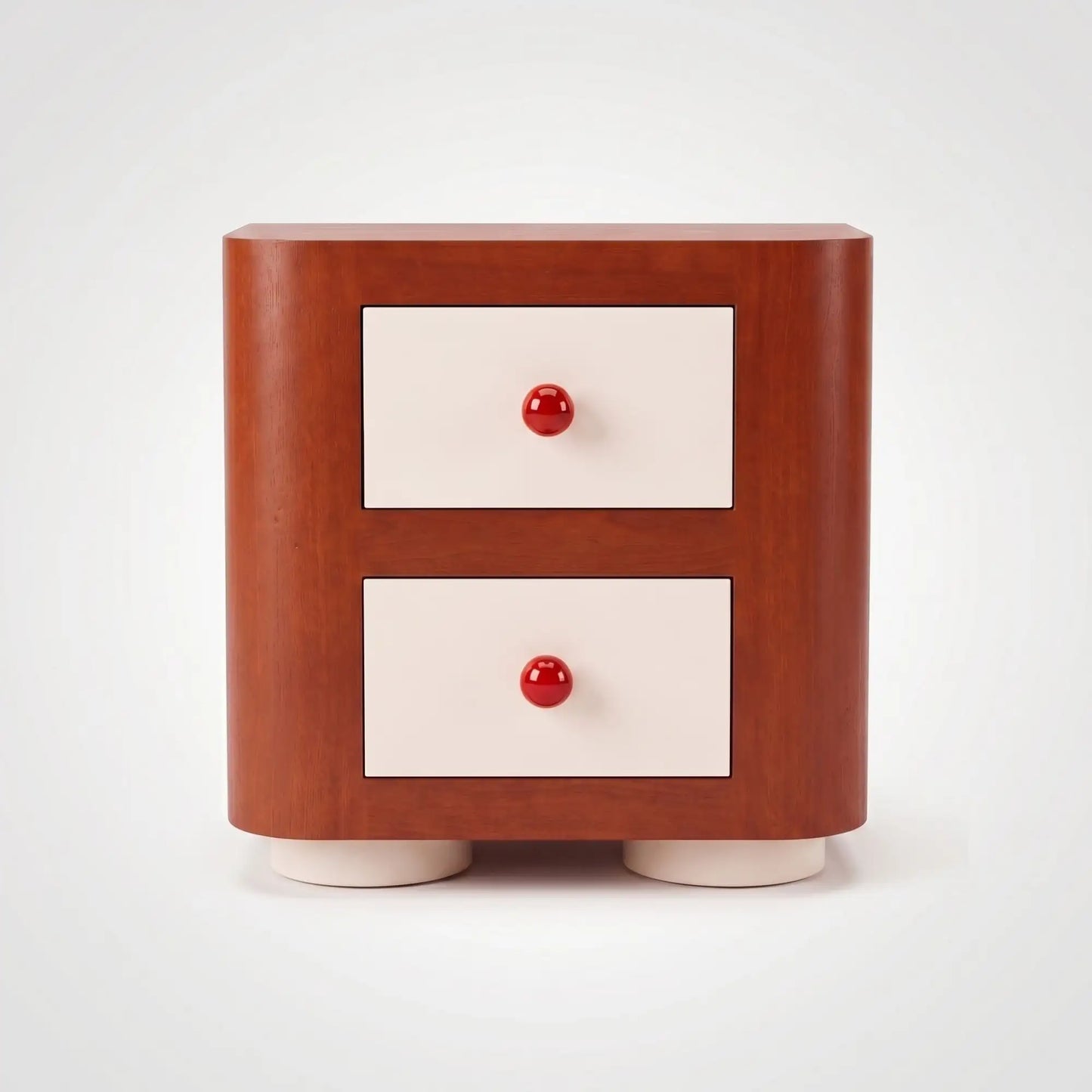 KKUSO WOODEN BEDSIDE TABLE - PINOC