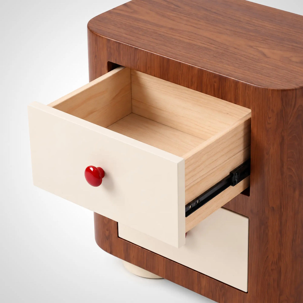 KKUSO WOODEN BEDSIDE TABLE - PINOC WARM OAK