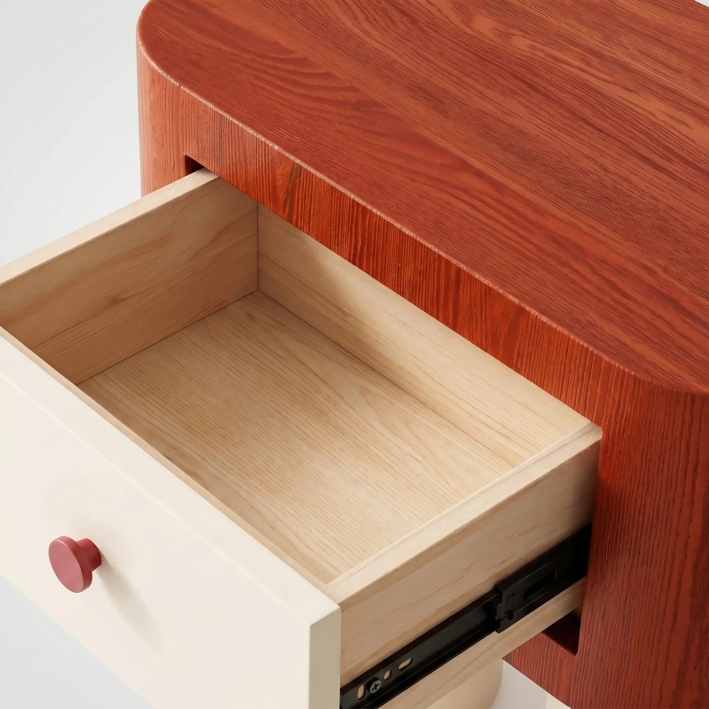 KKUSO WOODEN BEDSIDE TABLE - ROBO