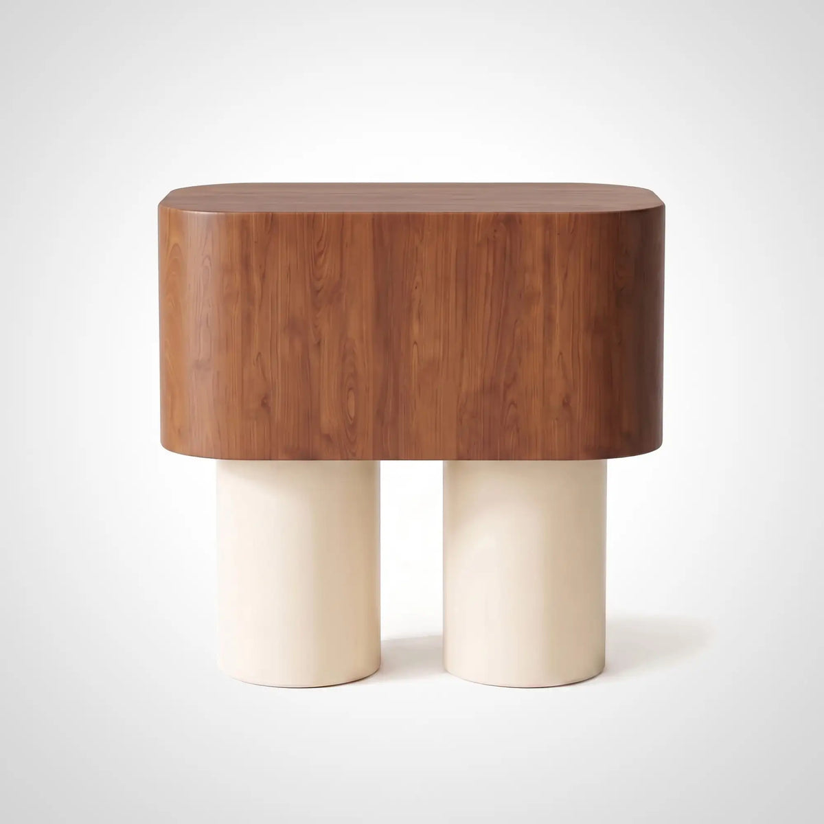 KKUSO WOODEN BEDSIDE TABLE - ROBO WARM OAK
