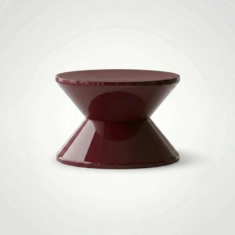 KKUSO ABS SIDE TABLE - BONGO MINI MAROON RED